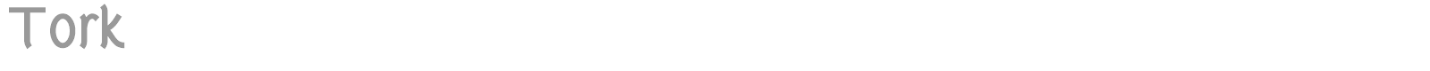Tork font preview